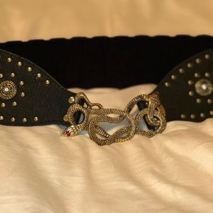 Gold Snake Waist Belt